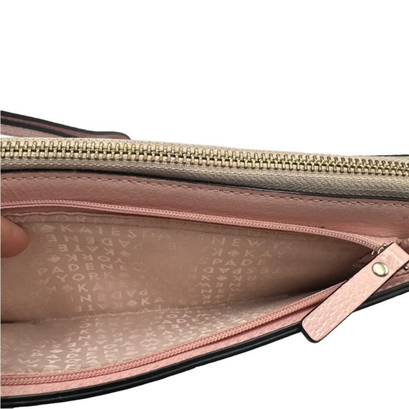 Kate Spade New York  Pink Double Zipper Wallet / Wristlet - Picture 5 of 9